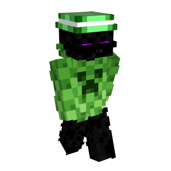 Crown Enderman Creeper Minecraft Skin