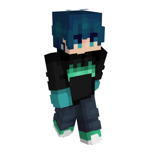 Blue Skater Minecraft Skin - Laby
