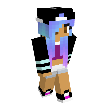 Hair Girl Minecraft Skin