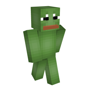 Meme Green Minecraft Skin