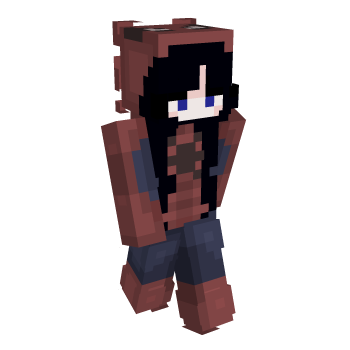 Girl Red Minecraft Skin - Laby