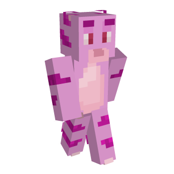 Pink Furry Minecraft Skin