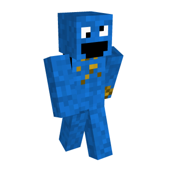Cookie Monster Minecraft Skin