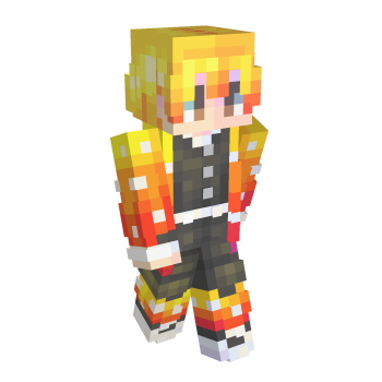 Zenitsu Anime Minecraft Skin