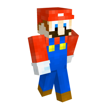 Mario Minecraft Skin