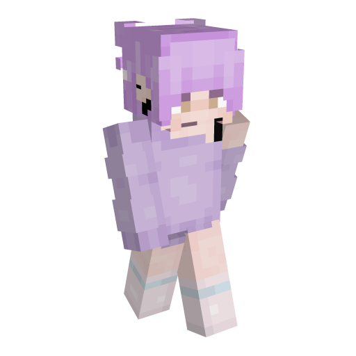 Cute Lavender Minecraft Skin | Laby