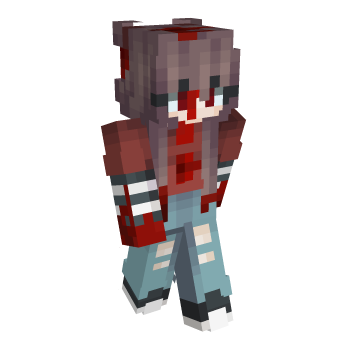 Red Girl Minecraft Skin