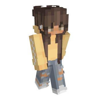 Hoodie Brunette Minecraft Skin
