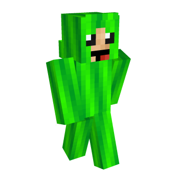 Fruit Watermelon Minecraft Skin