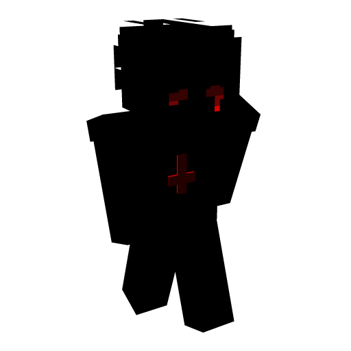 Black Dark Minecraft Skin - Laby