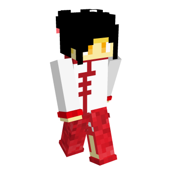 Ribbon Brown Eyes Minecraft Skin