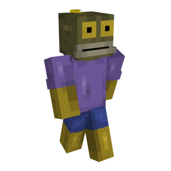 Fish Spongebob Minecraft Skin