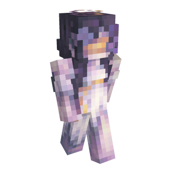 Female Hair Black Minecraft Skin