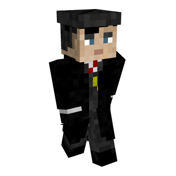Mafia Black Hair Minecraft Skin