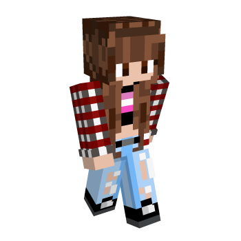 Flannel Girl Minecraft Skin