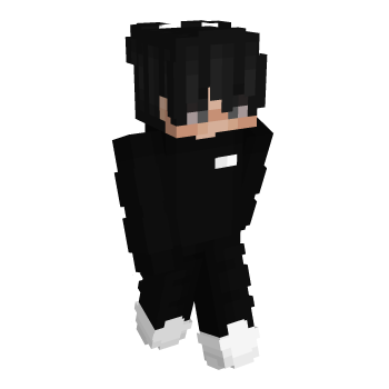 Black Hair Eboy Minecraft Skin