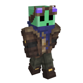 Slime Adventurer Minecraft Skin
