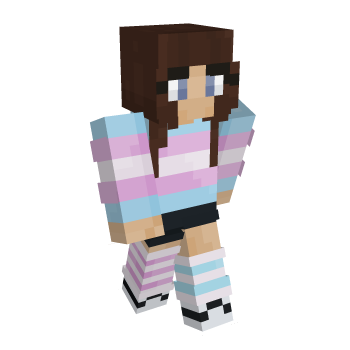 Thigh Highs Pink Minecraft Skin