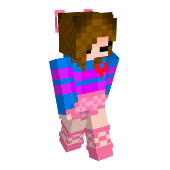 Frisk Dancetale Minecraft Skin