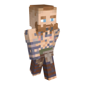 Hair Brown Minecraft Skin