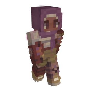 Brown Flower Minecraft Skin