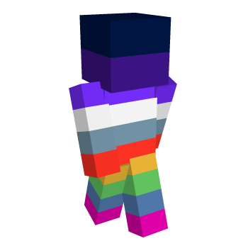 Color Colorful Minecraft Skin