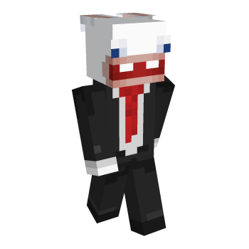 Black White Minecraft Skin