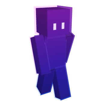 Blue Colorful Minecraft Skin