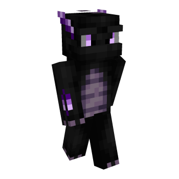 Black Dragon Minecraft Skin