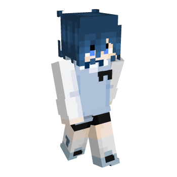Light Blue Gray Minecraft Skin