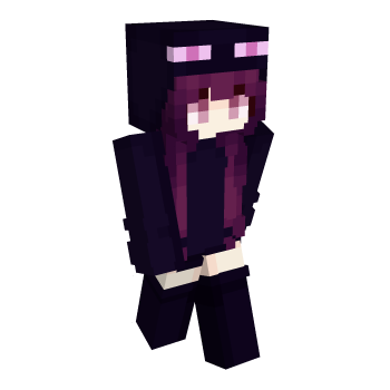 Enderman Girl Minecraft Skin
