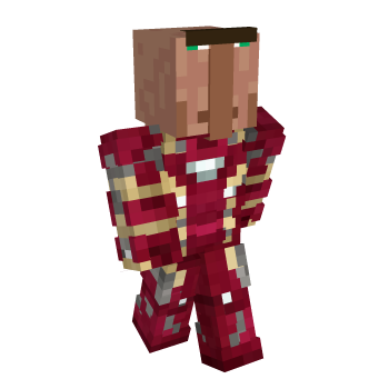 Iron Man Villager Minecraft Skin