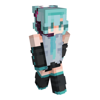 Aqua Minecraft Skin