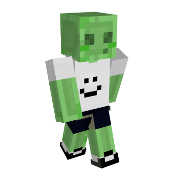 Slime White Minecraft Skin