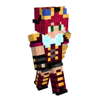 Red Gold Minecraft Skin