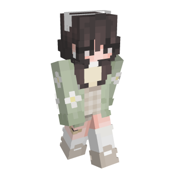 Brown Hair Aesthetic Minecraft Skin