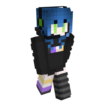 Nonbianary Pride Minecraft Skin