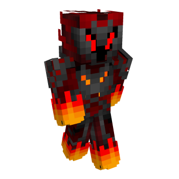 Fire Knight Minecraft Skin