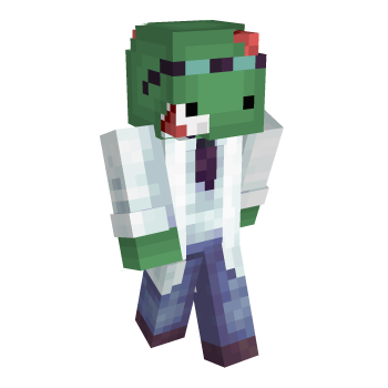 Zombie Scientist Minecraft Skin
