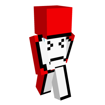 White Red Minecraft Skin
