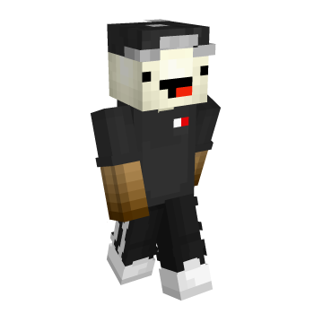 Gray White Minecraft Skin