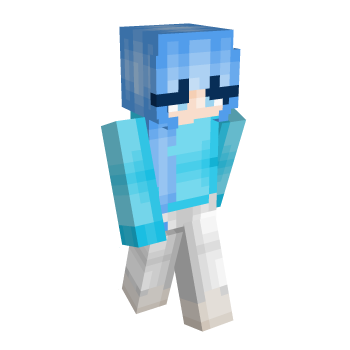 New Blue Minecraft Skin