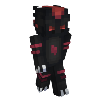Black Dragon Minecraft Skin