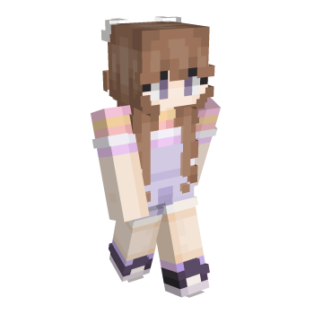 Aesthetic Purple Minecraft Skin