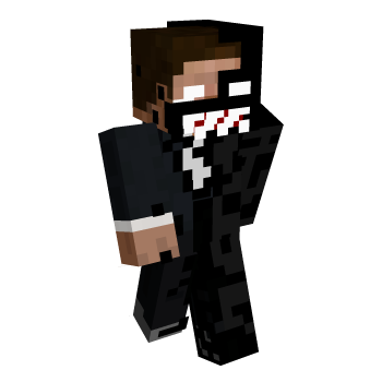Venom Herobrine Minecraft Skin