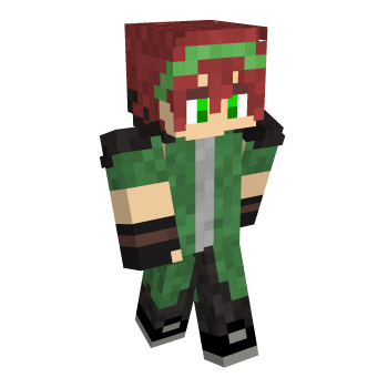 Red Head Cloak Minecraft Skin