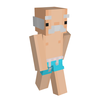 Grandpa Beard Minecraft Skin