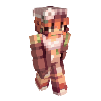 Brown Green Minecraft Skin