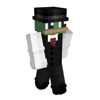 Suit Pepe Minecraft Skin