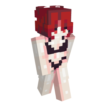Girl Red Hair Minecraft Skin - Laby